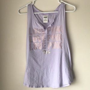 VS pink beach tank